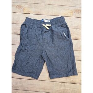 Old Navy Boy's Relaxed Linen Blend  Shorts Size XL 14-16 Blue Casual